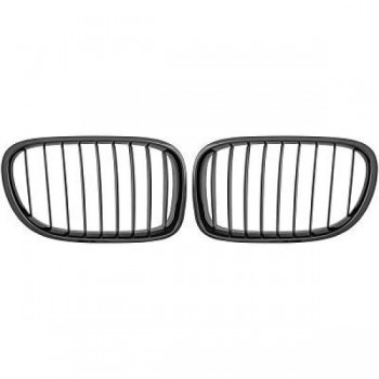 Central Grilles Kidney Grilles suitable for BMW F01 7 Series 2008-up Piano Black