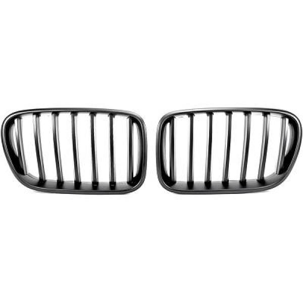 Central Kidney Grilles suitable for BMW X3 F25 (2011-2014) Black