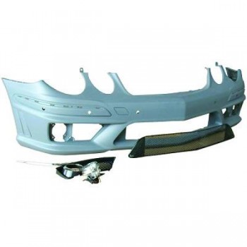 Front Bumper suitable for Mercedes E-Class W211 Facelift (2006-2009) without Fog Lights +PDC -SRA