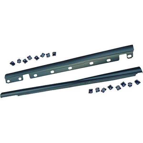 Side Skirts suitable for Mercedes S-Class W221 (2005-2013) S65 Design Short Version