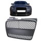 Badgeless Front Grille suitable for Audi A4 B7 (2004-2008) RS4 Design Matte Black