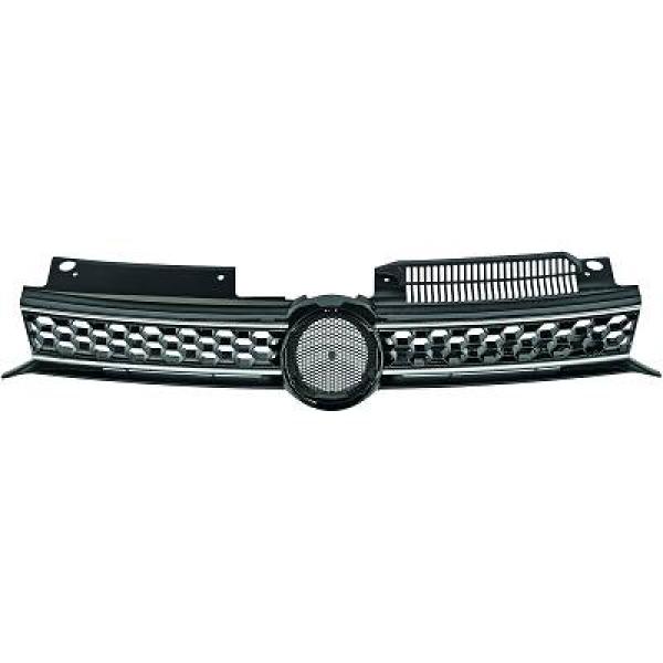 Central Grille Front Grille suitable for VW Golf 6 VI (2008-2012) GTD Design