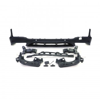 Rear Diffuser suitable for Mercedes GLC X253 SUV (2015-07.2019) GLC63 Black Night Package Design