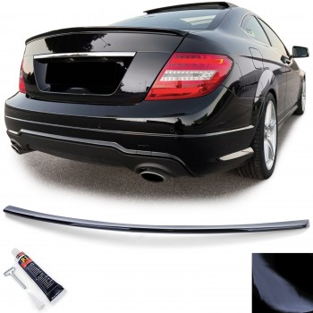 Trunk Spoiler suitable for Mercedes C-Class C204 (2007-2014) Coupe glossy black