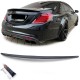 Trunk Spoiler suitable for Mercedes S-Class W222 (2014-2020) Sport Rear Lip Piano Black