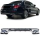 Galinio bamperio difuzorius su duslintuvo antgaliais skirtas Mercedes E-Class W213 S213 Standard (2016-2019) E63 Design Chrome Edition