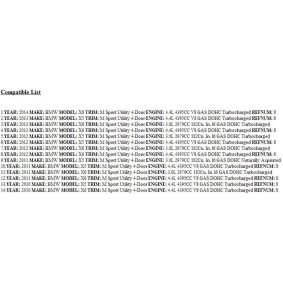 BMW Genuine Grille Front Upper Middle E70/E71 X5 M/X6 M 51117205559 