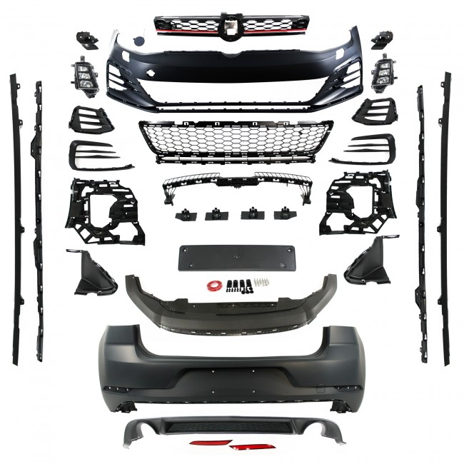 Body Kit suitable for VW Golf 7 VII (2013-2017) Conversion to 7.5 GTI Design