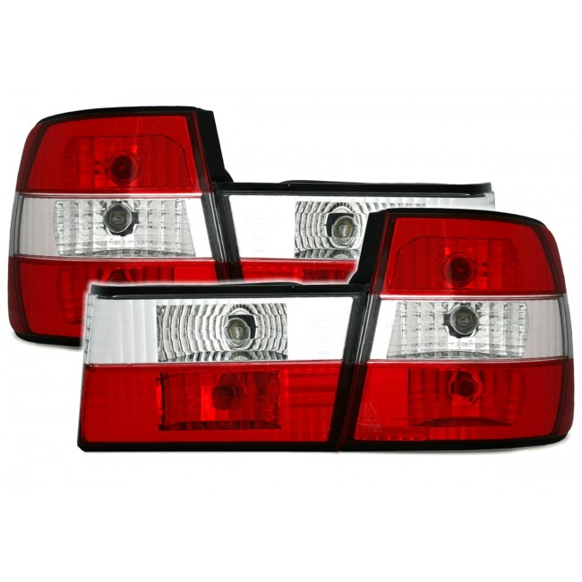 Taillights suitable for BMW 5 Series E34 (1989-1996) red clear