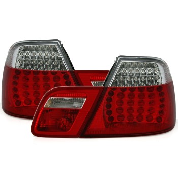 LED taillights suitable for BMW E46 Coupe 2D 2003-2005 red clear