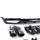 Galinio bamperio difuzorius su duslintuvo antgaliais skirtas Mercedes E-Class W213 (2016-2019) E53 Design Night Package
