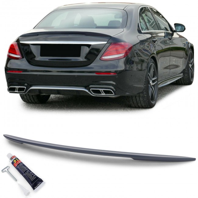 Trunk Spoiler suitable for Mercedes E-Class W213 (2016-up) unpainted