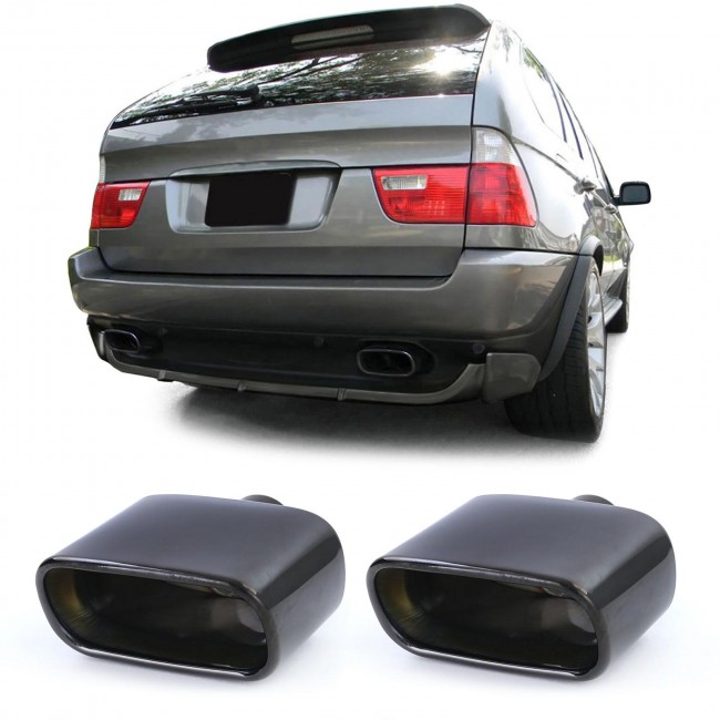 Exhaust Muffler Tips suitable for BMW X5 E53 3.0i (1999-2006)