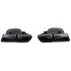 Galinio bamperio difuzorius su juodais antgaliais skirtas Mercedes E-Class W212 S212 Facelift (2013-2016) only Sport package Bumper