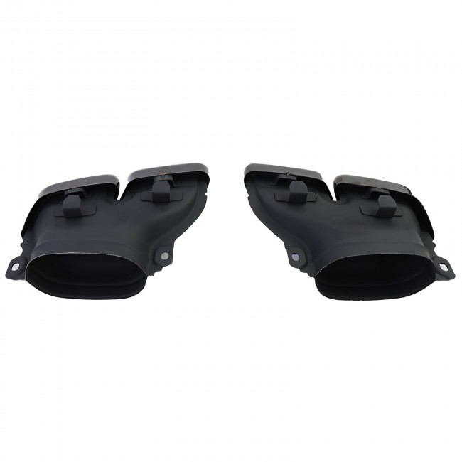 Galinio bamperio difuzorius su juodais antgaliais skirtas Mercedes E-Class W212 S212 Facelift (2013-2016) only Sport package Bumper