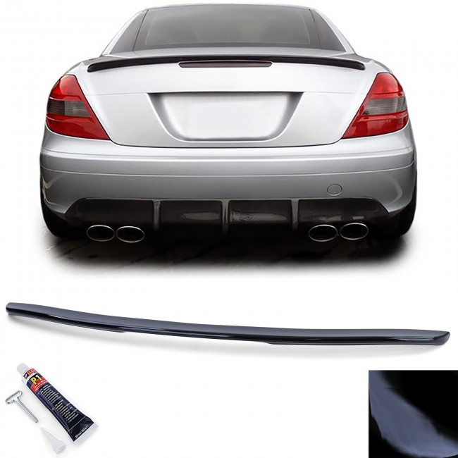 Trunk Spoiler suitable for MERCEDES SLK R171 (2004-2010) Glossy Black