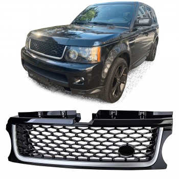 Central Grille suitable for Land ROVER Range ROVER Sport 2009-2013 L320 Autobiography Look All Black Edition