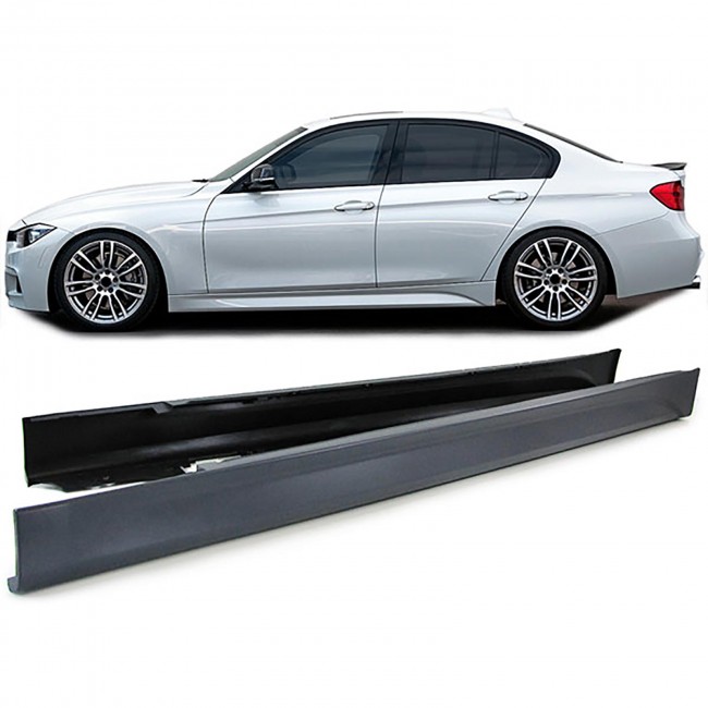 Side Skirts suitable for BMW F30 F31 3 Series Sedan Touring (2011-Up) M-Technik Design