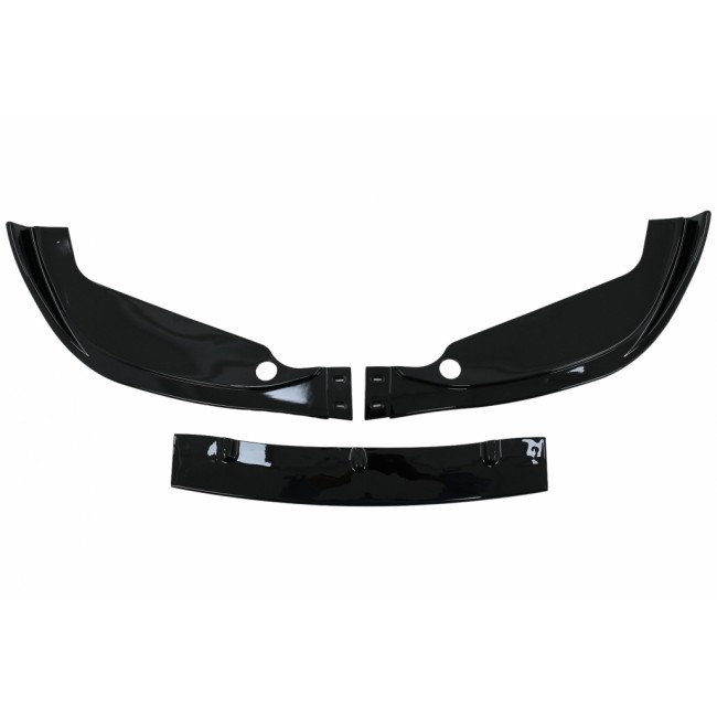Priekinio bamperio LIP spoileris skirtas BMW 3 Series E46 M3 Sedan Touring (1998-2004) Piano Black Add On