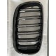 RIGHT SIDE Central Grilles WITH TRANSPORT DAMAGE Kidney suitable for BMW X5 F15 X6 F16 (2014-2018) X5M X6M Double Stripe Design M-Package Sport