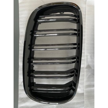 RIGHT SIDE Central Grilles WITH TRANSPORT DAMAGE Kidney suitable for BMW X5 F15 X6 F16 (2014-2018) X5M X6M Double Stripe Design M-Package Sport