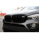 Central Grilles Kidney suitable for BMW X5 X6 F15 F16 (2014-up) X5M X6M Double Stripe Design M-Package Sport with Camera
