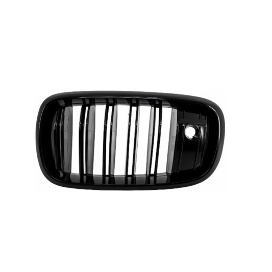 Central Grilles Kidney suitable for BMW X5 X6 F15 F16 (2014-up) X5M X6M Double Stripe Design M-Package Sport with Camera