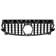 Front Central Grille suitable for Mercedes CLA C117 X117 W117 Facelift (2016-2018)  GT-R Panamericana Design Full Black