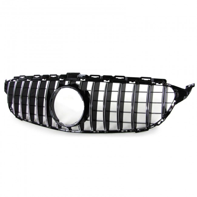 Priekinės grotelės skirtos Mercedes W205 C 2014+ GT PANAMERICANA LOOK 