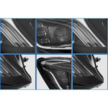 Headlights Full LED suitable for Mercedes S-Class W222 Maybach X222 (2013-2017) Facelift Look