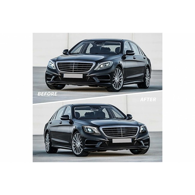 Headlights Full LED suitable for Mercedes S-Class W222 Maybach X222 (2013-2017) Facelift Look