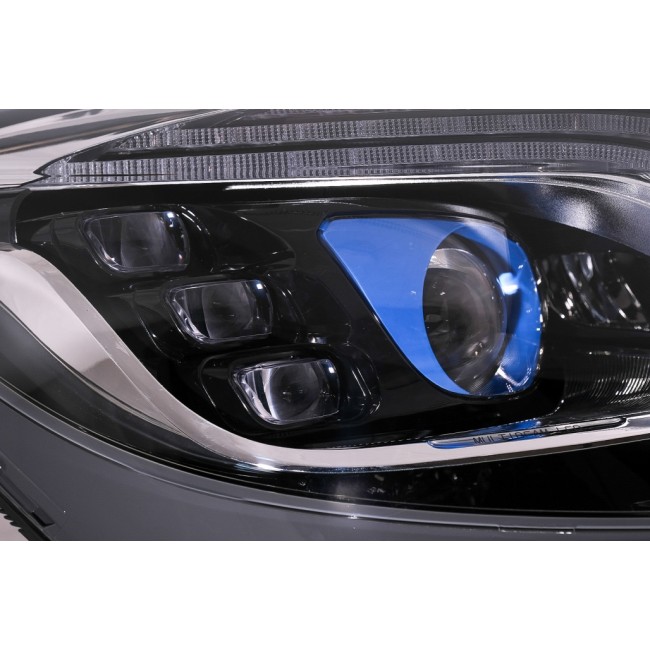 Headlights Full LED suitable for Mercedes S-Class W222 Maybach X222 (2013-2017) Facelift Look