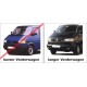 Front Grille suitable for VW T4 Caravelle/Multivan 96-03 black