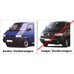 Front Grille suitable for VW T4 bus 90-03 black