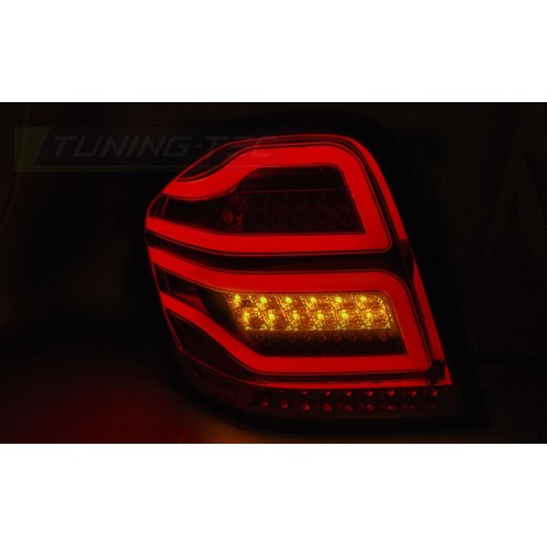FULL LED Taillights suitable for Mercedes M-Class W164 (2005-2008) Red Clear