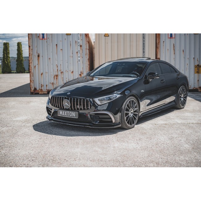 Front Splitter suitable for Mercedes-Benz CLS C257 (2018-Up) AMG-Line / 53AMG bumper