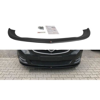 Front Bumper Lip Extension suitable for Mercedes V-Class W447 (2014-Up) only for Standard Edition Piano Black