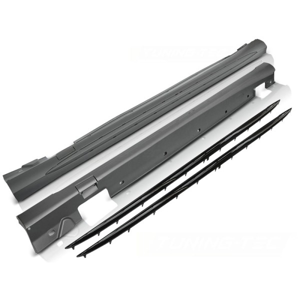 Side Skirts suitable for Mercedes E-Class W212 S212 (2009-2016) Facelift E63 Design