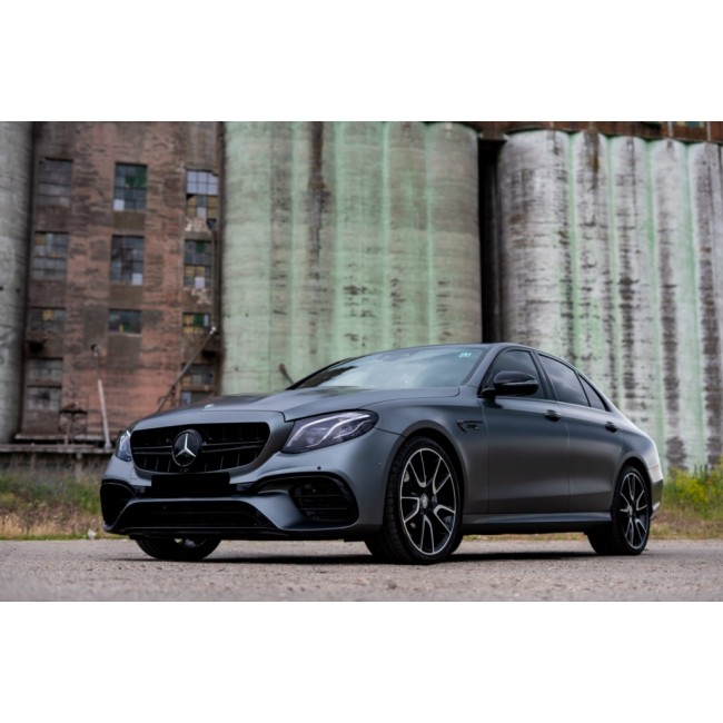 Front Bumper suitable for Mercedes E-Class W213 S213 C238 A238 (2016-2019) E63 Design Black Edition