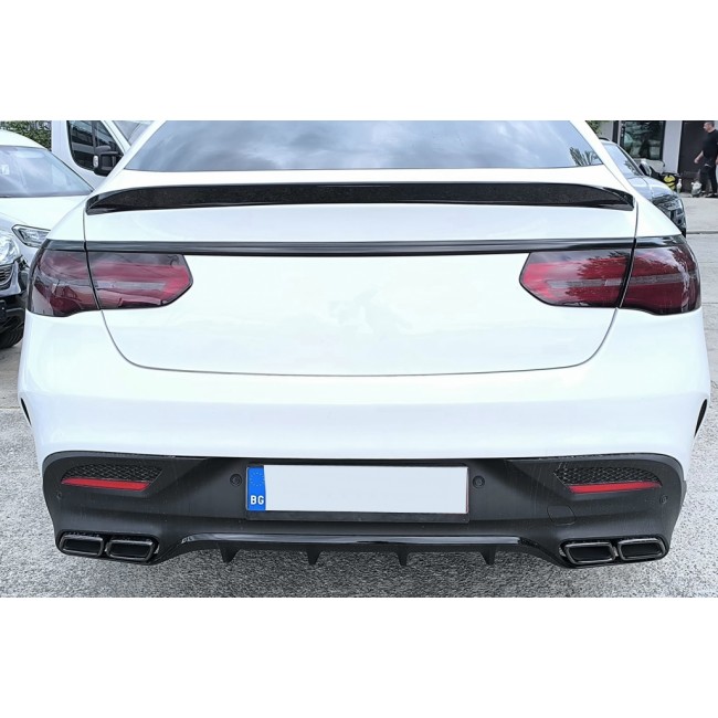 Trunk Boot Spoiler suitable for Mercedes GLE Coupe C292 (2015-2019) Piano Black