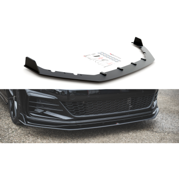 Front Bumper Lip Extension Spoiler suitable for VW Golf 7 GTI 7.5 GTI (2013-2020) Street Pro Front Splitter GTI TCR Design
