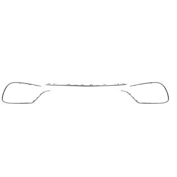 Chrome Parts Trim Strips suitable for Mercedes S-Class W222 (2013-2020) S65 S63 Design bumper