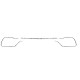 Chrome Parts Trim Strips suitable for Mercedes S-Class W222 (2013-2020) S65 S63 Design bumper