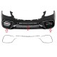 Chrome Parts Trim Strips suitable for Mercedes S-Class W222 (2013-2020) S65 S63 Design bumper