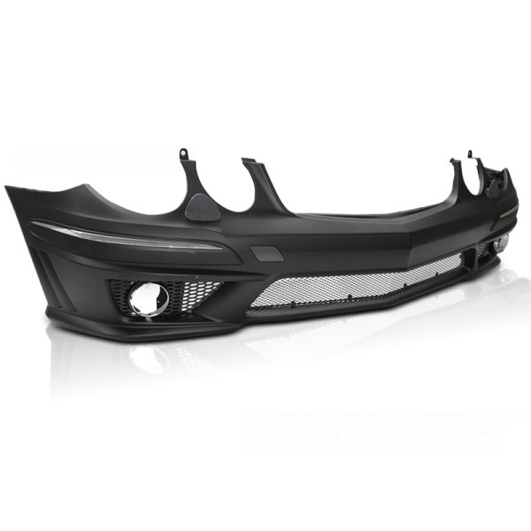 Front Bumper suitable for Mercedes E-Class W211 Facelift (2006-2009) without Fog Lights -PDC +SRA
