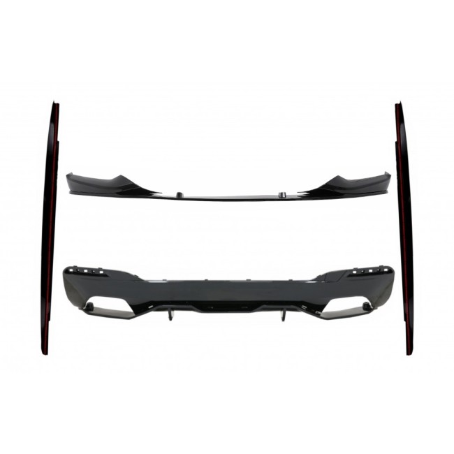 Performance Paketas skirtas BMW G30 / G31 PRELCI (17-20) su M-Pack, juodas blizgus