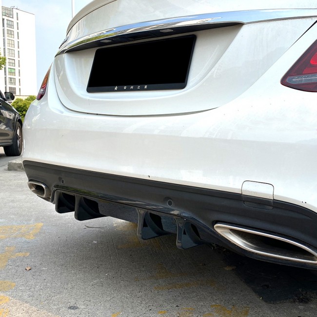 Diffuser lower spoiler suitable for Mercedes W205 with AMG equipment (facelift)
