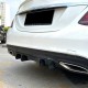 Diffuser lower spoiler suitable for Mercedes W205 with AMG equipment (facelift)