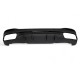 Fits for Mercedes W167 GLE SUV Rear spoiler diffuser + exhaust tips (BLACK) 