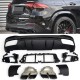 Fits for Mercedes W167 GLE SUV Rear spoiler diffuser + exhaust tips (CHROME) 